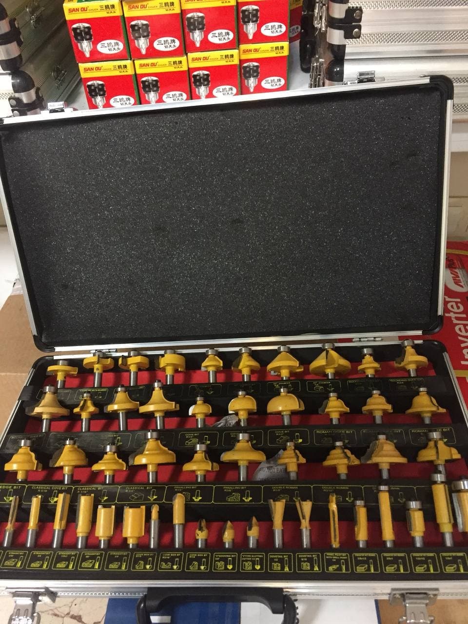 کیت 50 عددی تیغه اورفرز برنداپرا با