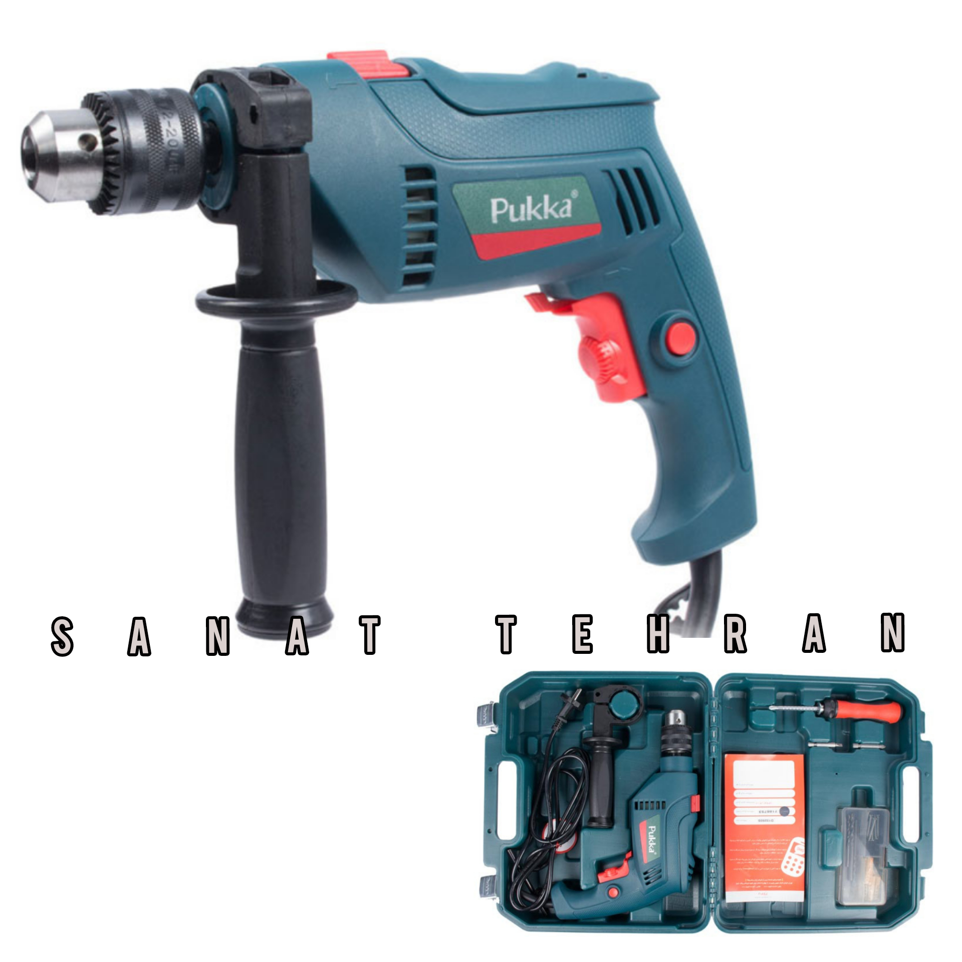 #کیت دریل ضربه ای دیمردار پوکا کیت