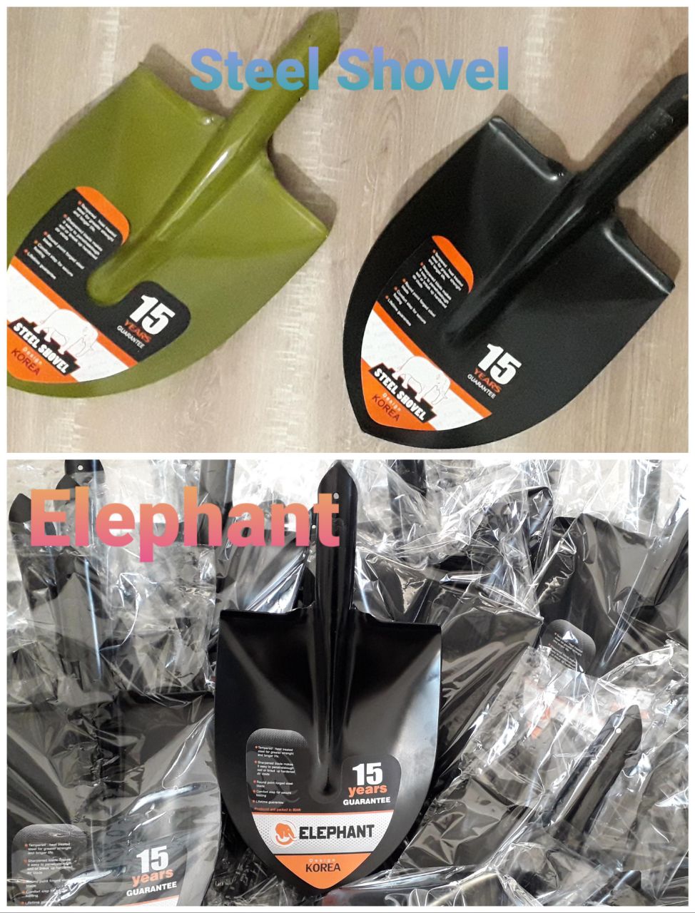 بیل نمره 2 فولادی در مرحله تولید می