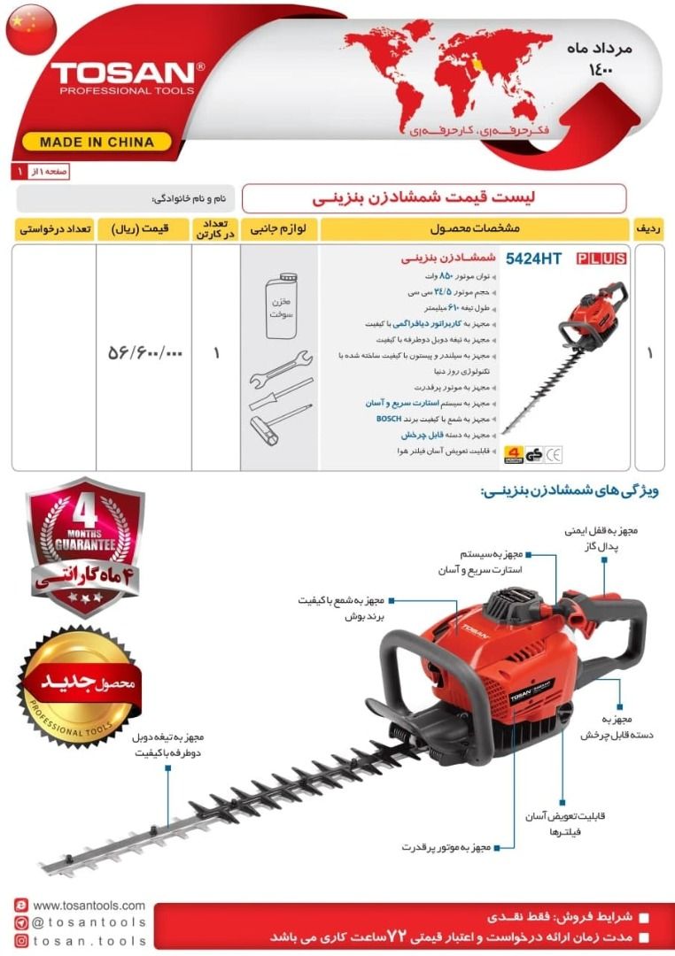  فروشگاه ابزار 118 سرمایه ما اعتم