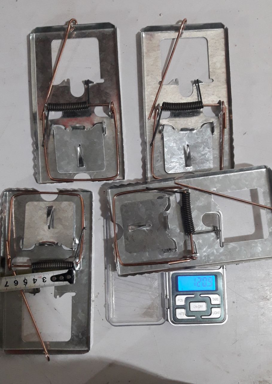 تولید تله موشهای فلزی و پلاستیکی با