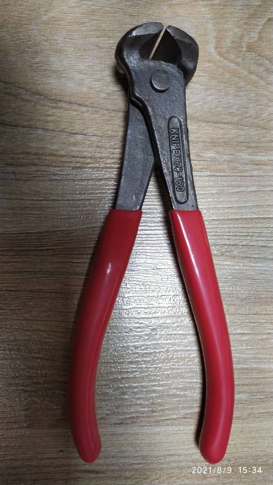 گاز انبر کف چین مارک KNIPEX200 عد