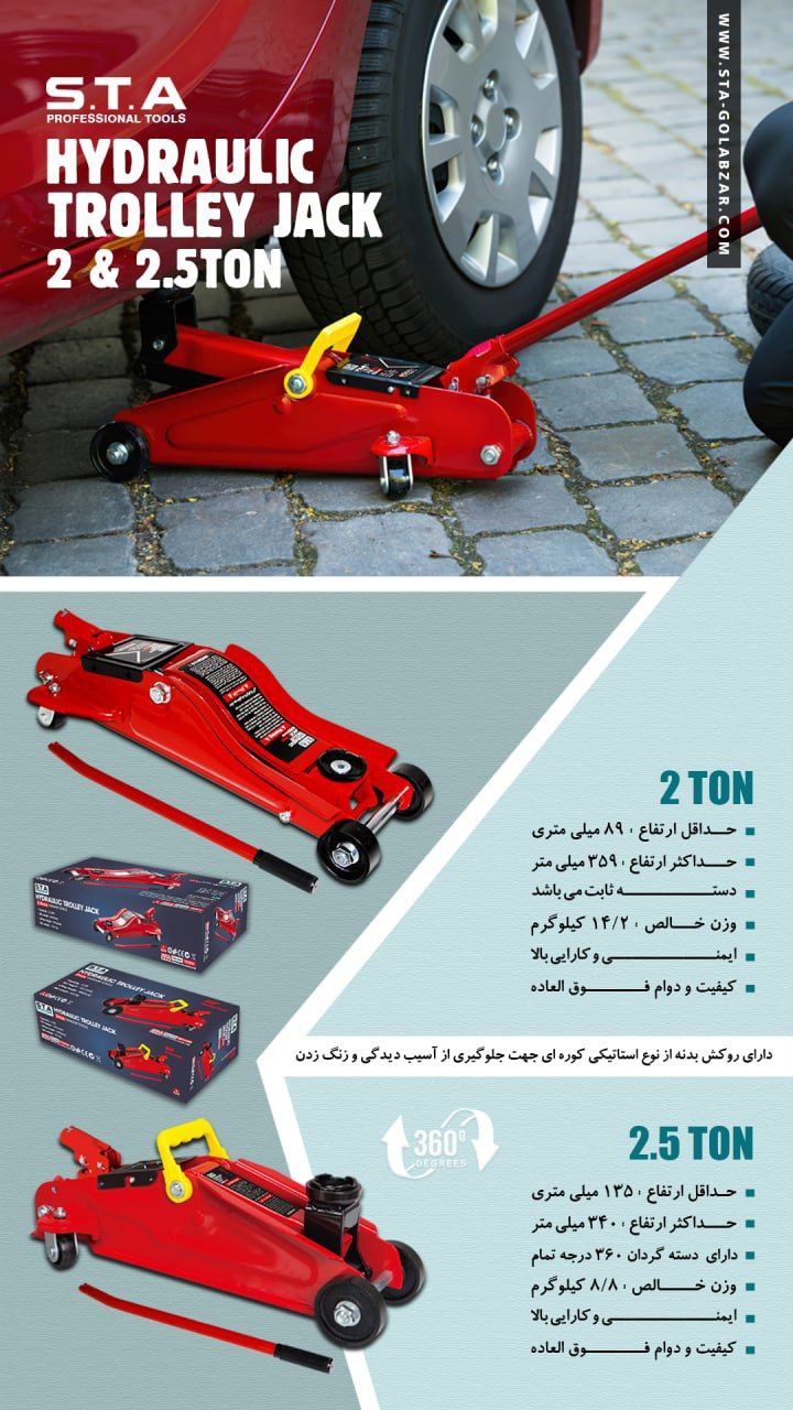 جک های سوسماری حرفه ای قیمت شم