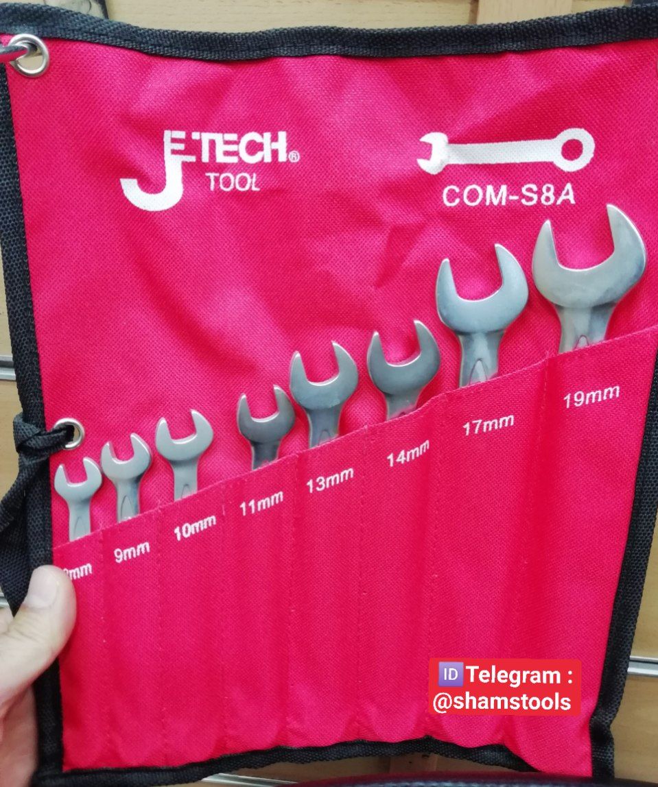 آچار یکسر کیفی 8 عددی جتکJetech 