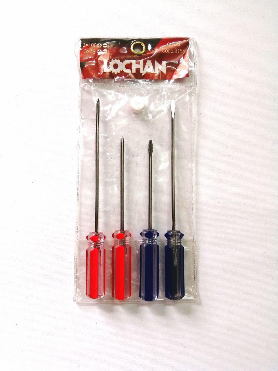 کیت پيچ گوشتی 4عددی LOCHAN جنس عا