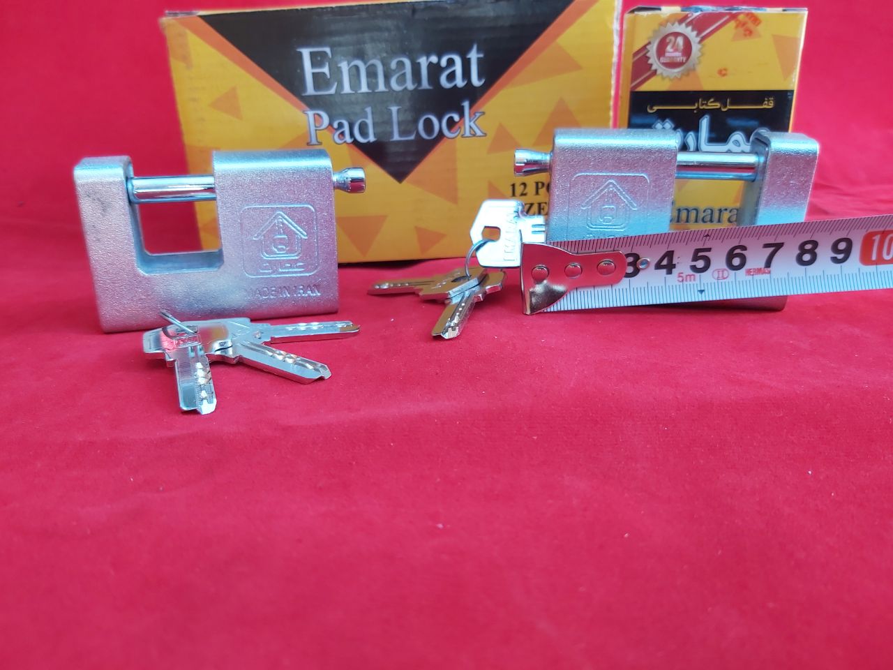 قفل کتابی ۷۰ روکشدار مارک عمارتت