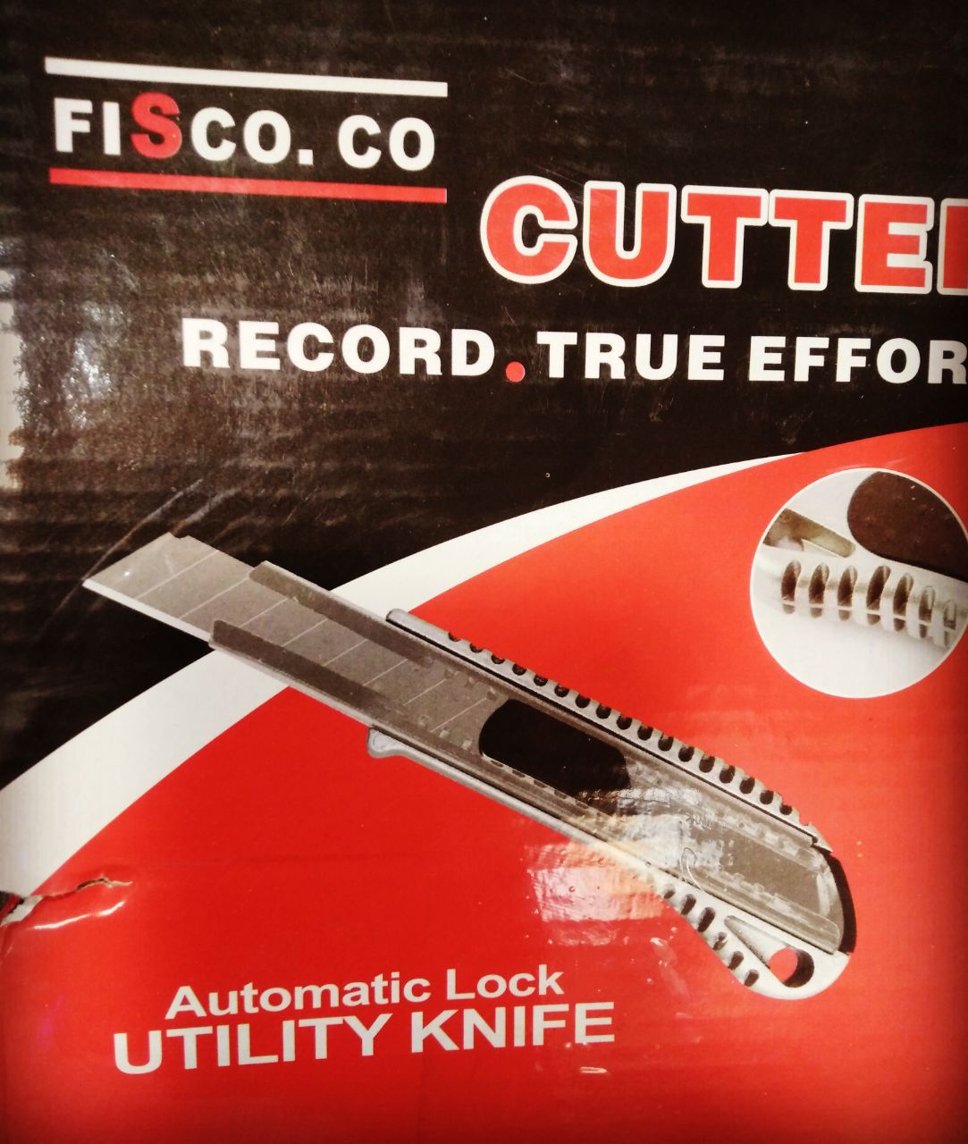 کاتر سربی فیسکو چینی بسته بندی کار