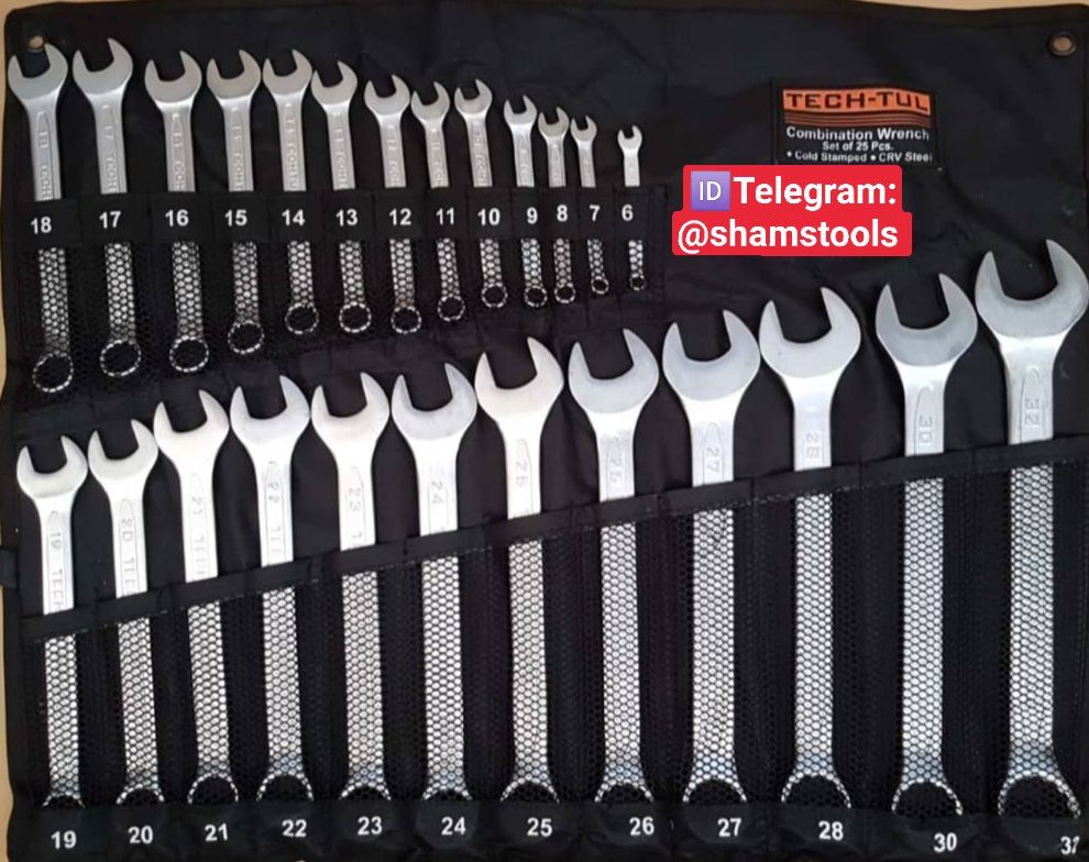 آچار کیفی 25 عددی درجه یک (مات)کیف