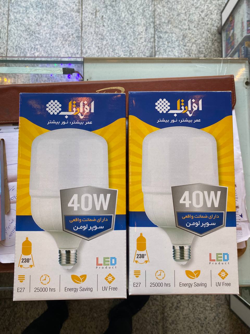 لامپ 40وات افراتاب موجود است قیمت1