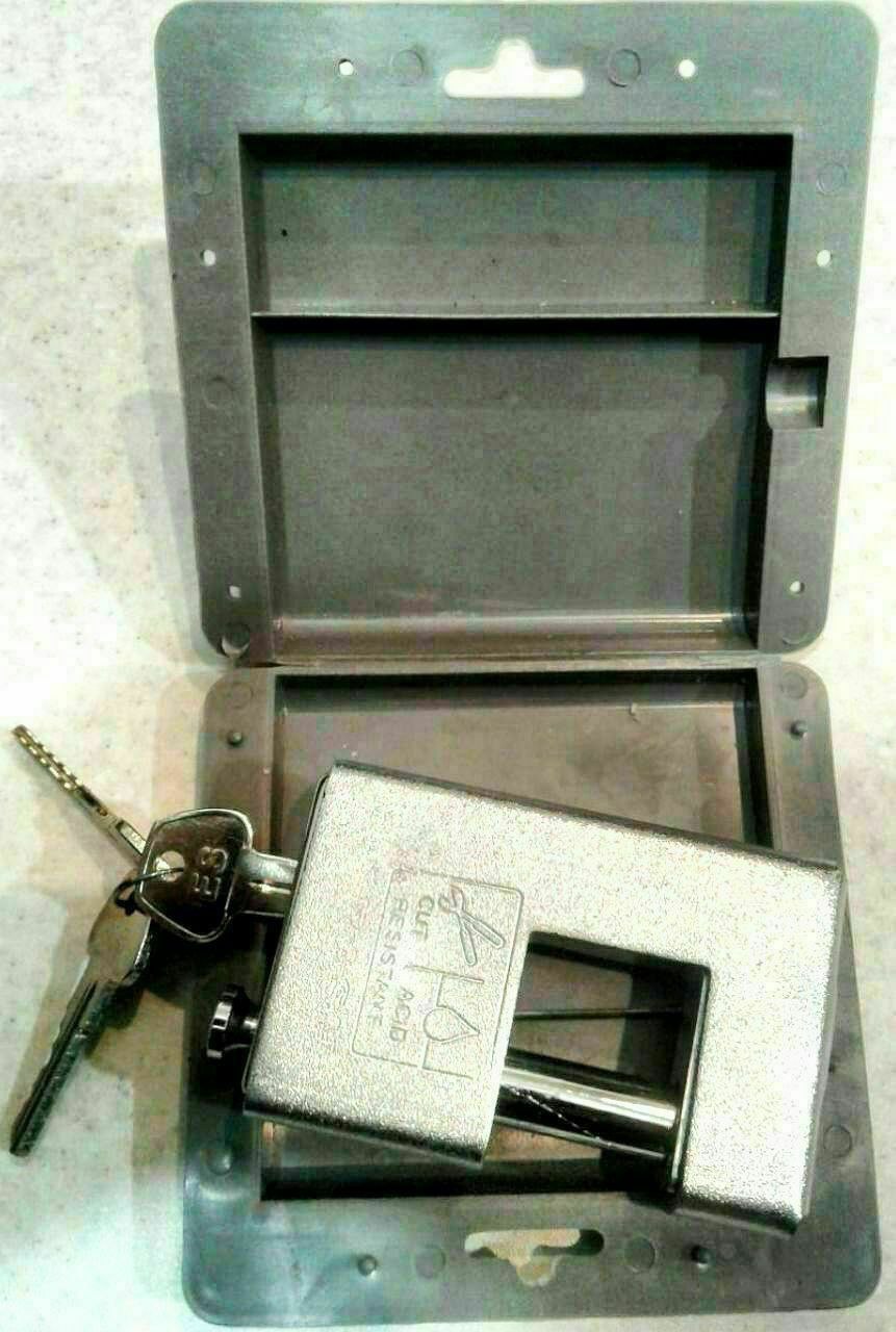 قفل کتابی روکشدار کلید دوشیار آرش A