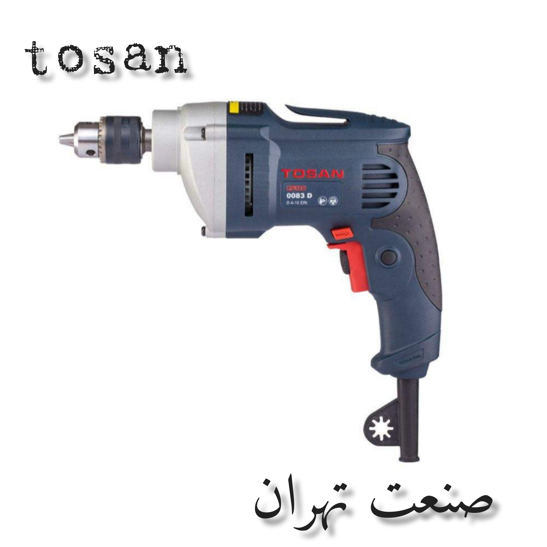 دریل 10 گیربکسی توسن پلاس مدل 0083D