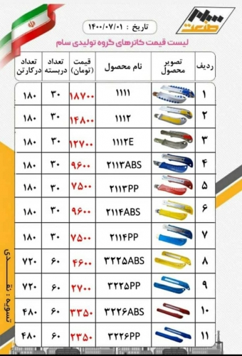 خرید عمده کاتر سام ابزار عمده