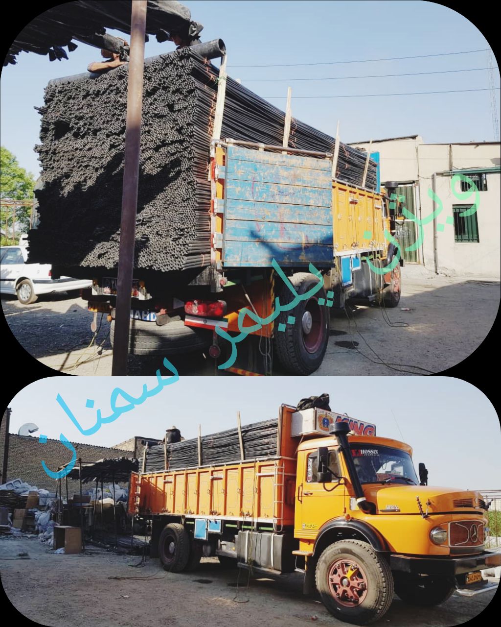 ?بار ارسالی لوله های خم گرم برای نم