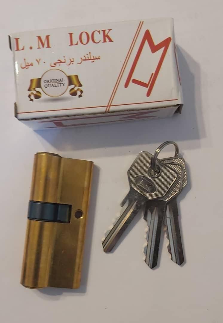 سیلندر ۷ تمام برنجی LM️3کلید ساده 