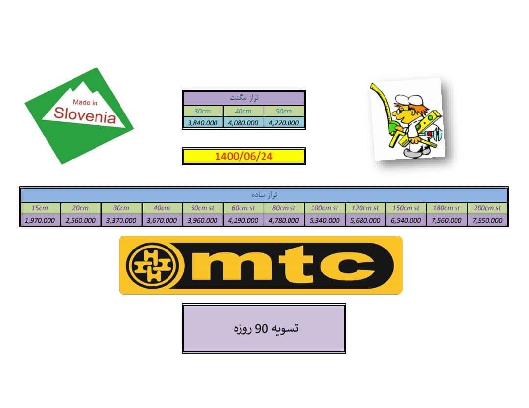 ترازهای mtc اصلی