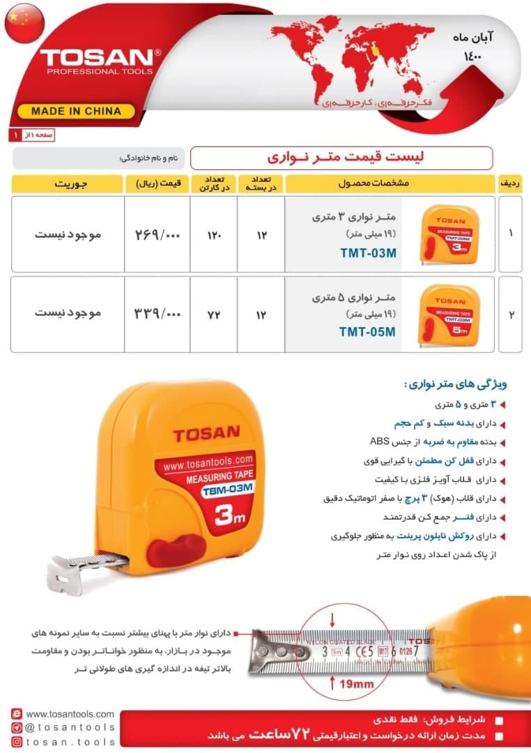 متر نواری