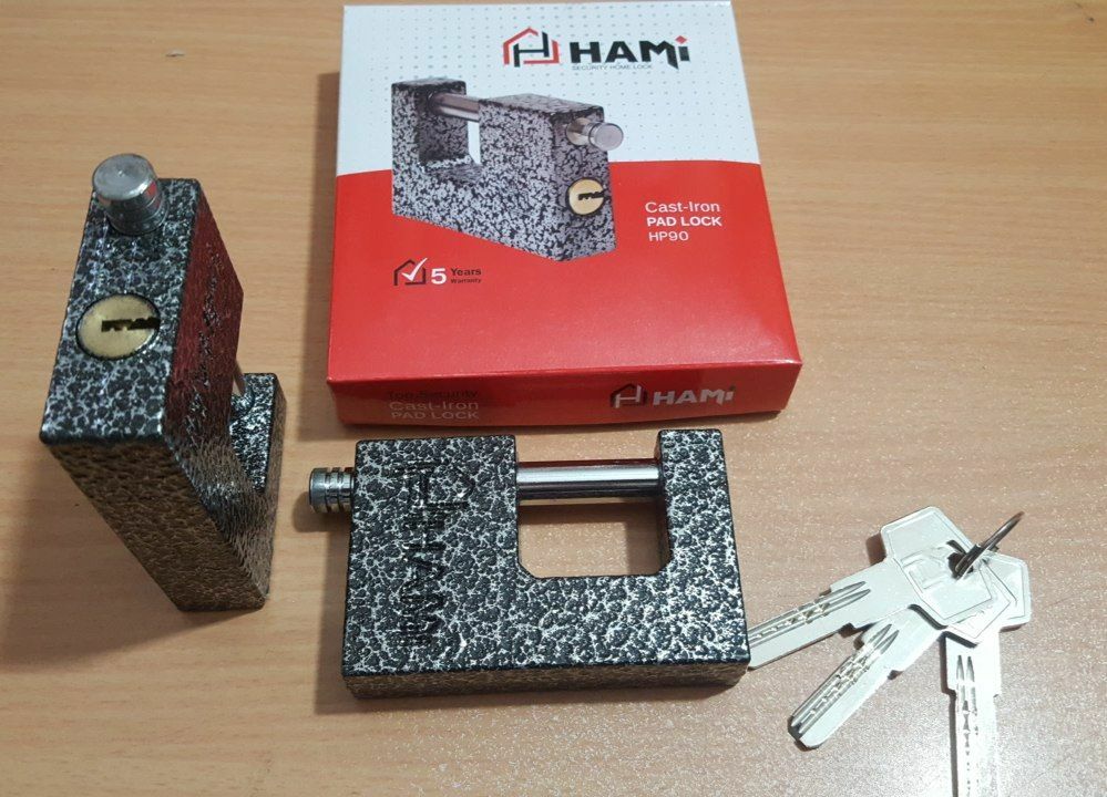قفل کتابی سایز ۹۰ HAMi کارتن ۴۰ عدد