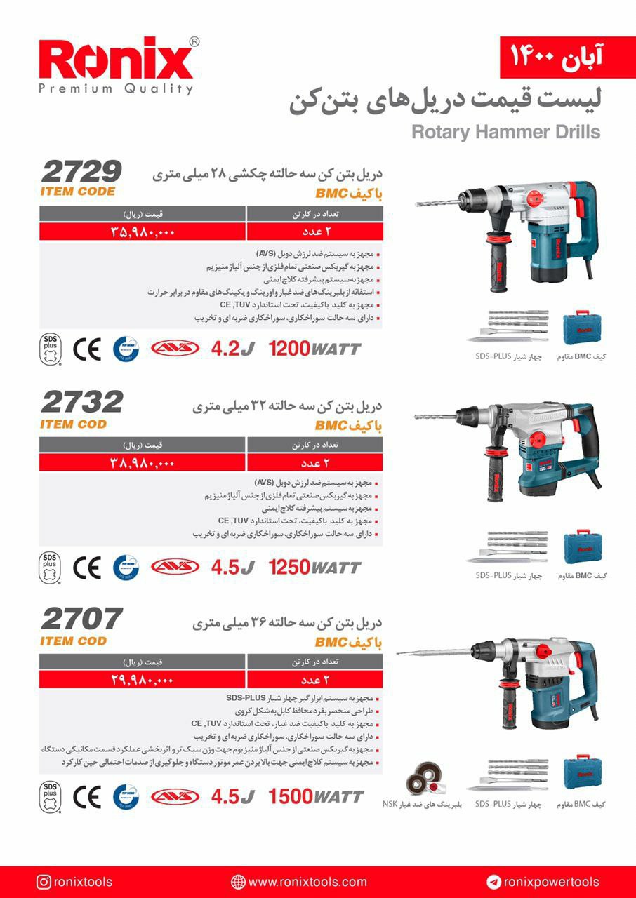 لیست محصولات رونیکس???????? ??????ش