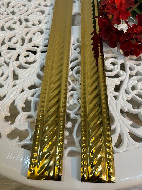 فیتله راشل طلای ساده چهار سانتی ک