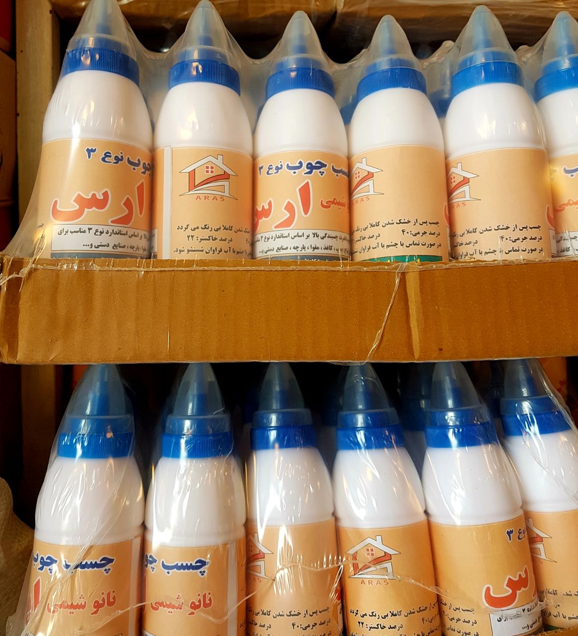 چسب چوب آمادهتعداد در کارتن ۲۴ عدد