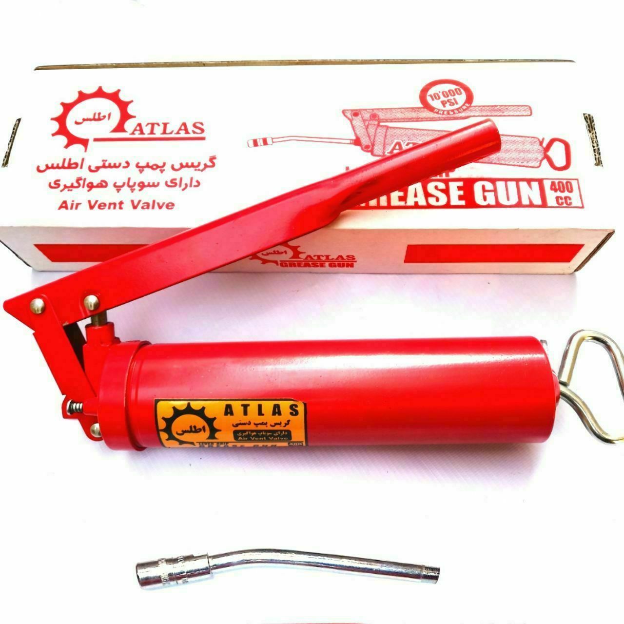 گریس پمپ دستی 400 سی سی اطلس 
