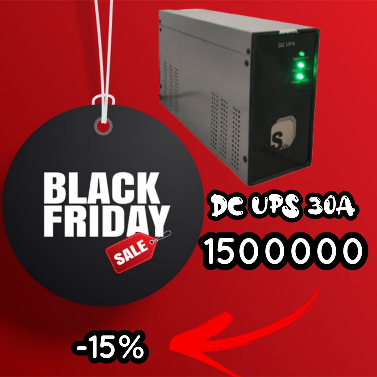 Safe samaneh ️‍DC UPS 12V 30A ️‍ن