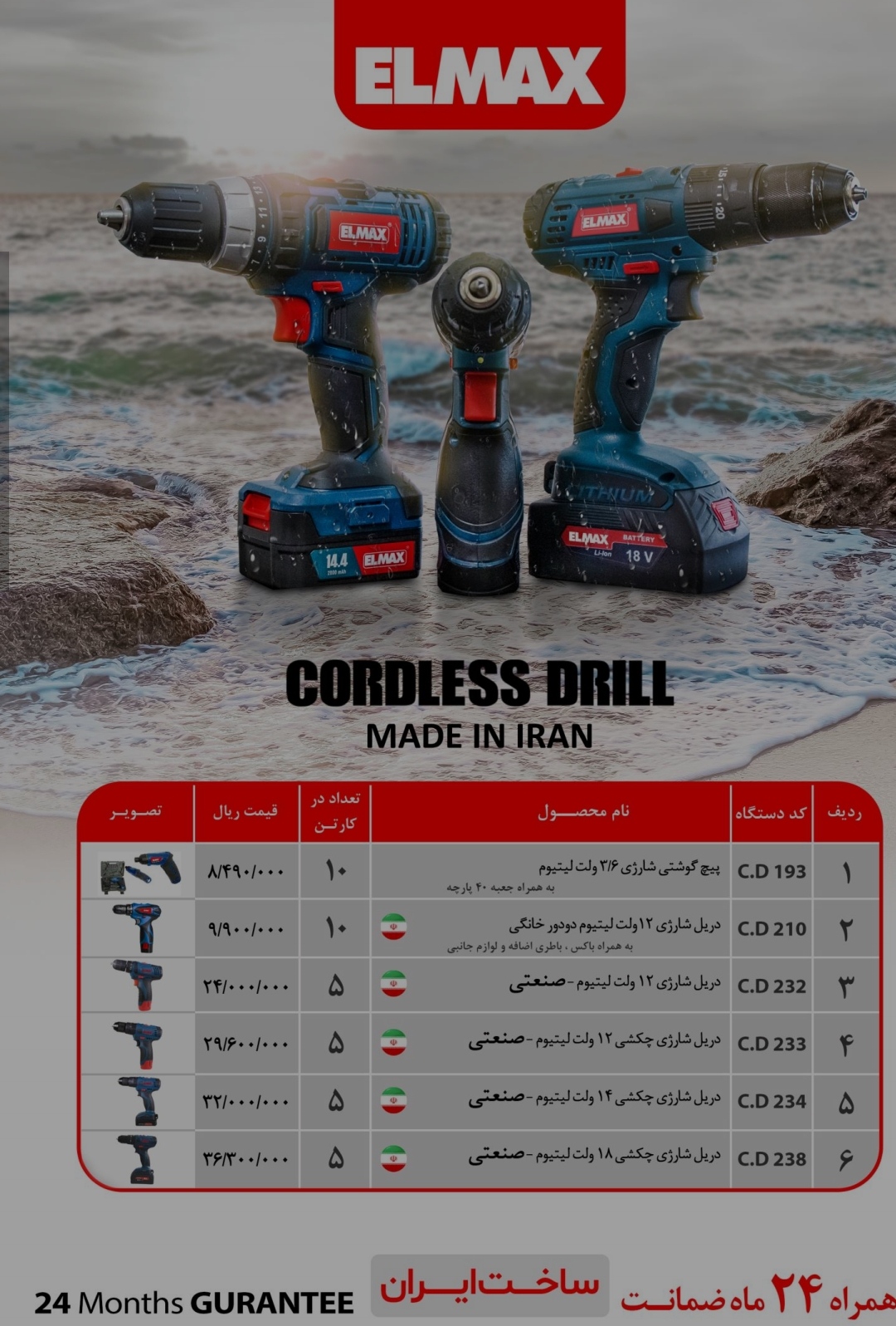 ابزارآلات برقی المکس