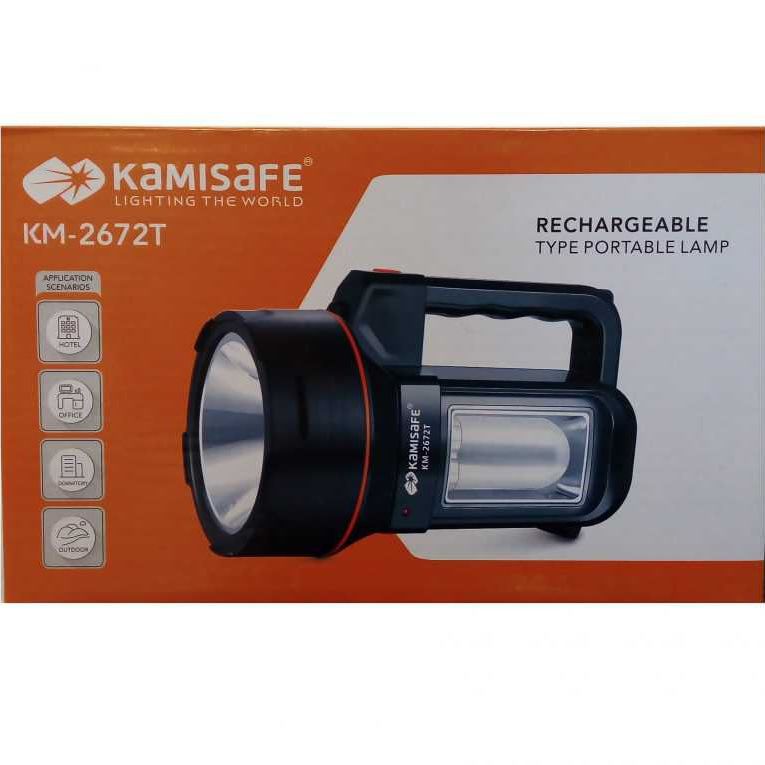 چراغ قوه دستی شارژی کامی سیف مدل KM