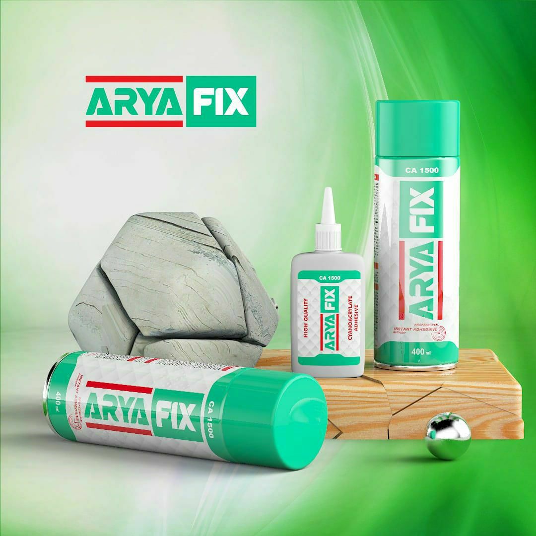 چسب ۱۲۳ آریا فیکس باکیفیت عالی 