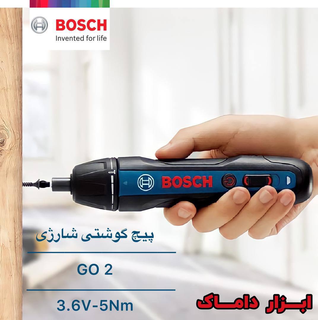 پیچ گوشتی شارژی ۳/6 بوش مدل GO2