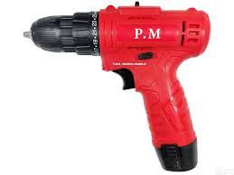 دریل شارژی 12v پی امPM 2 باتری و 