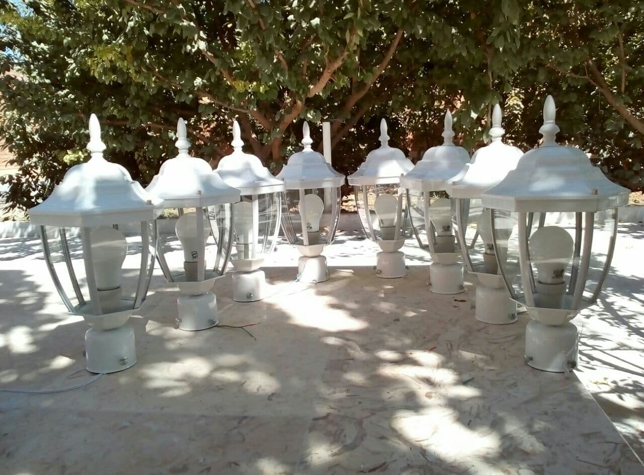 تولید کننده انواع چراغ پارکی و باغی