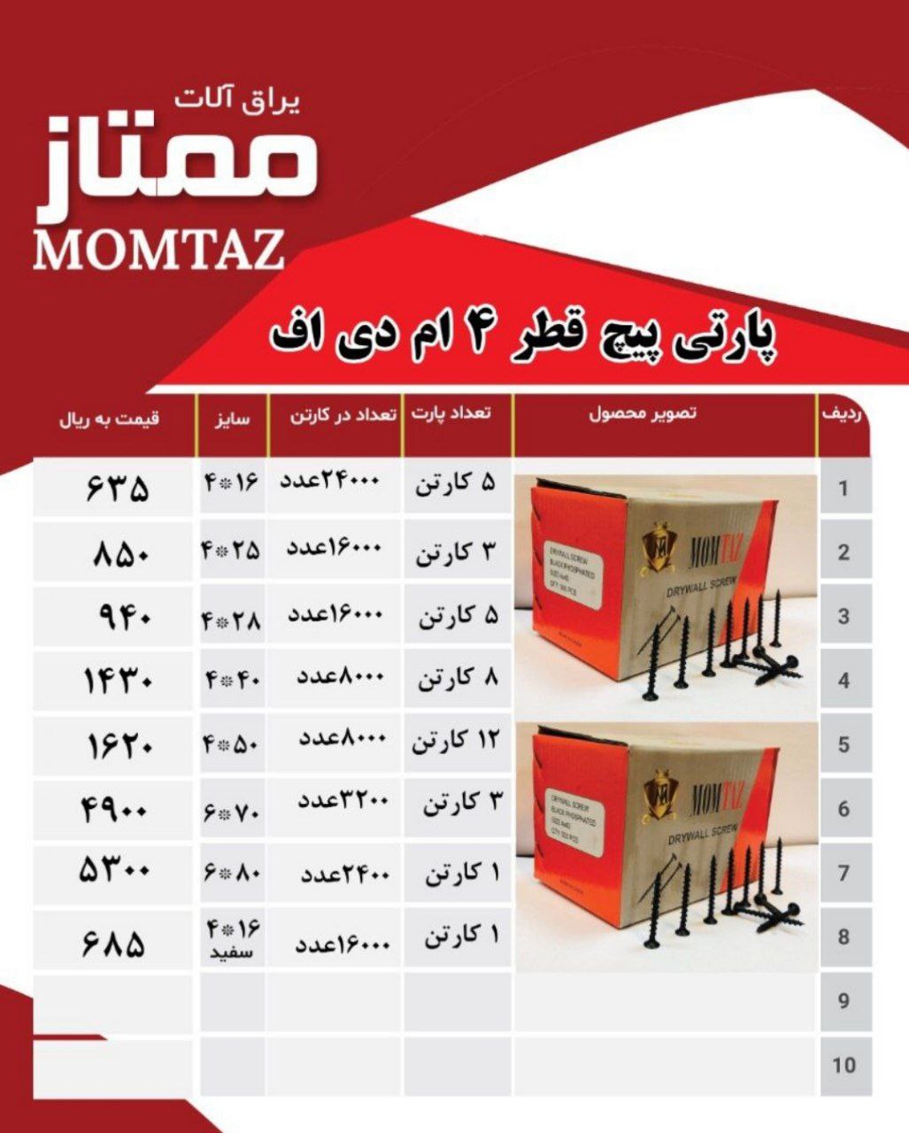 پیچ ام دی اف پارتی با قیمت عالی در