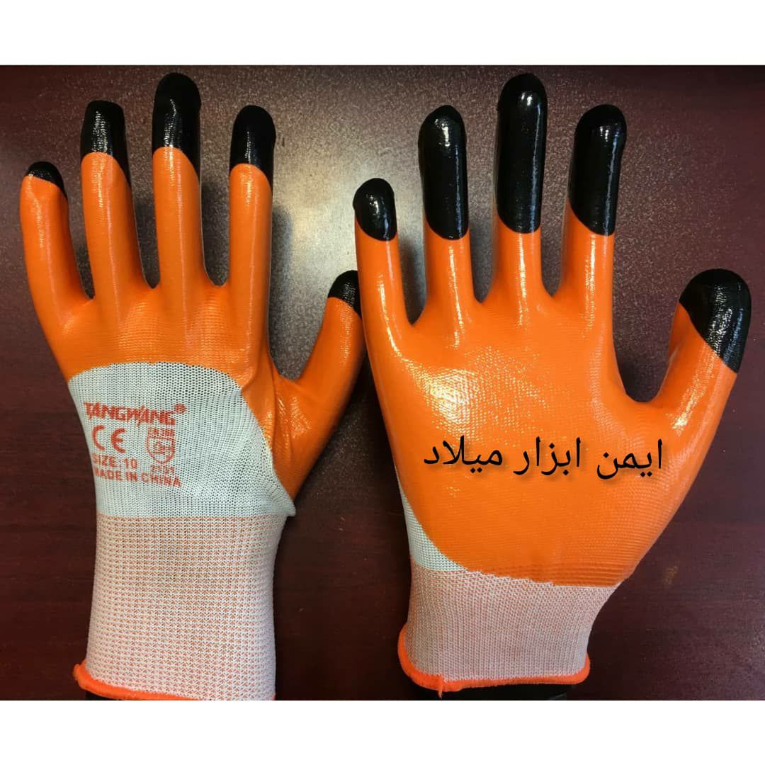 دستکش نیتریل پنجه گربه ای️سر انگشت