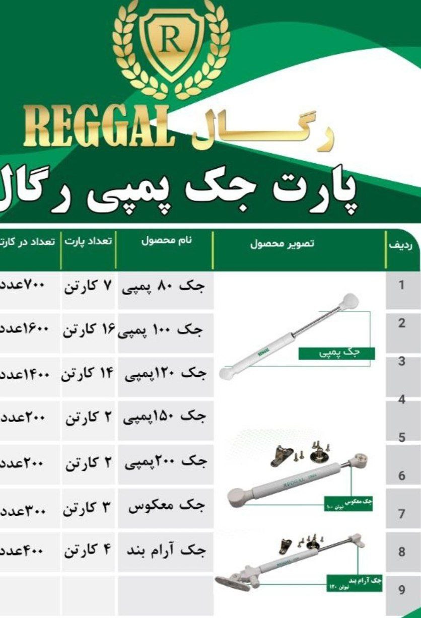 فروش محصولات رگال 