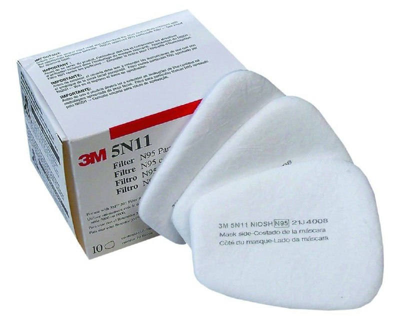 3M-5N11پد جاذب ذرات N95 ،مناسب بر