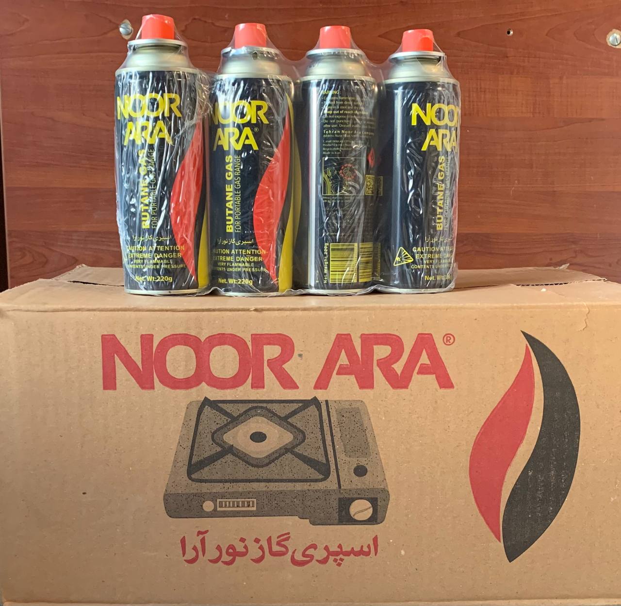 اسپری اجاق گاز نوراراتعداد در کارت