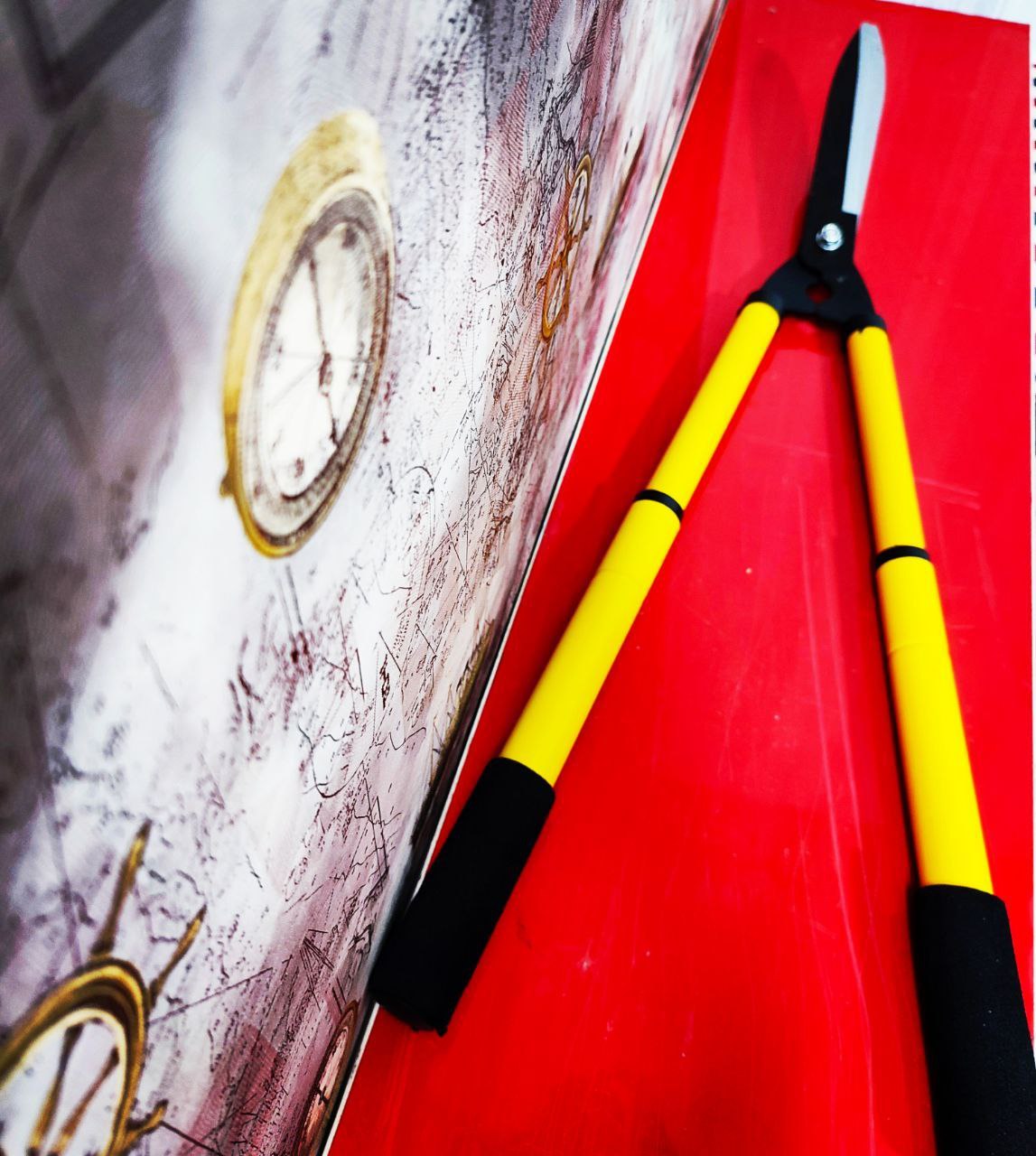 قیچی شمشاد زنی دسته تلسکوپیکیفیت 