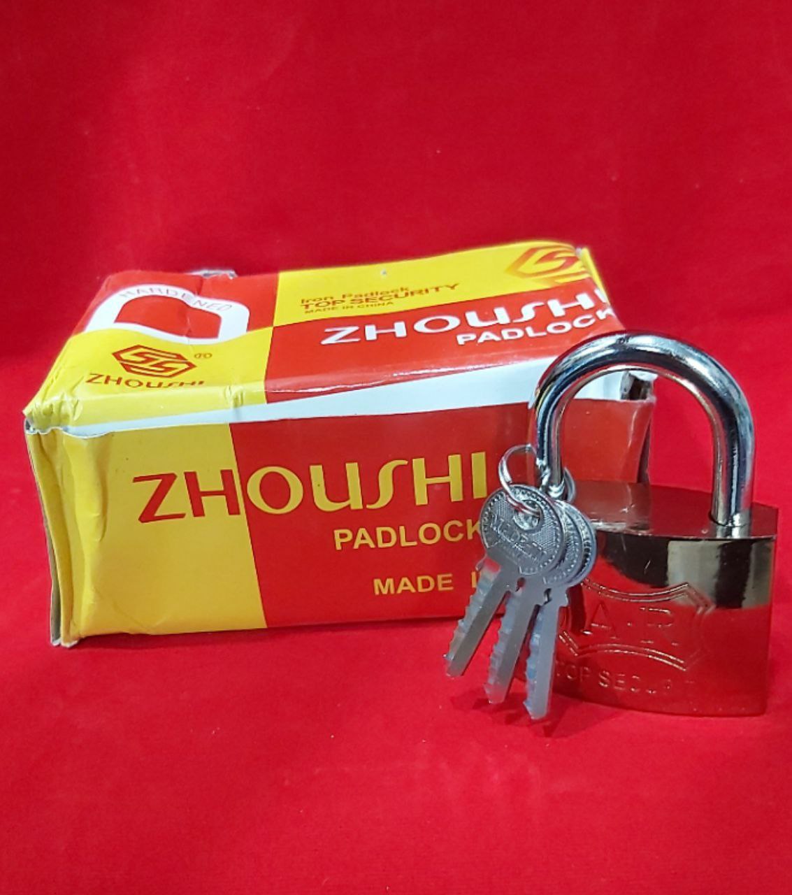 قفل آویز ۵۰ طلایی شماره تماس جهت 