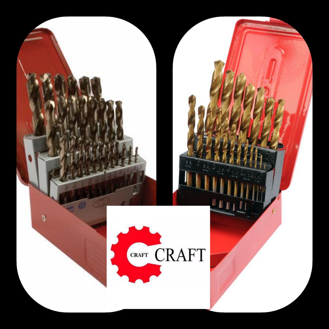 جعبه مته های طلایی و کبالت کرافتسا