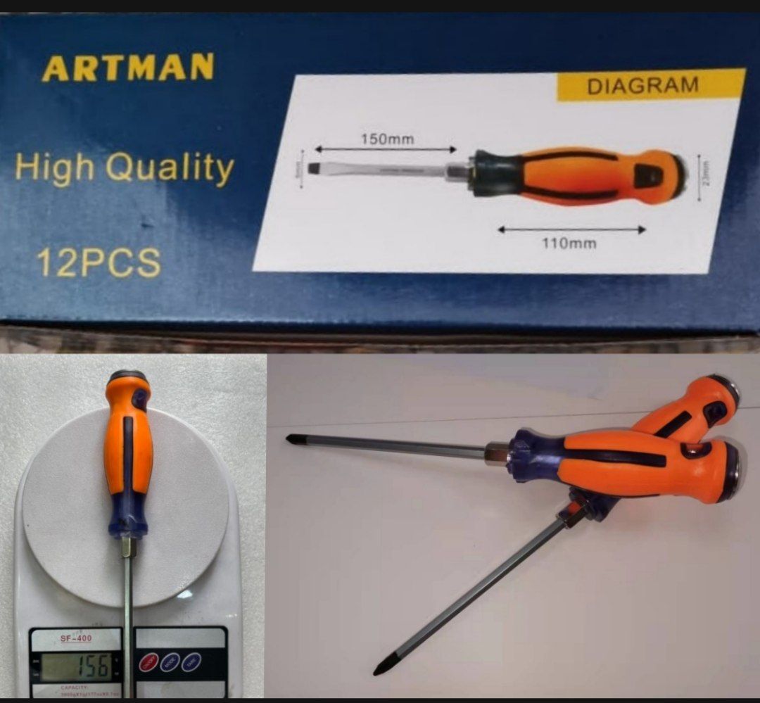 پیچگوشتی ARTMANسایز ۱۵۰×۶ضربه خو