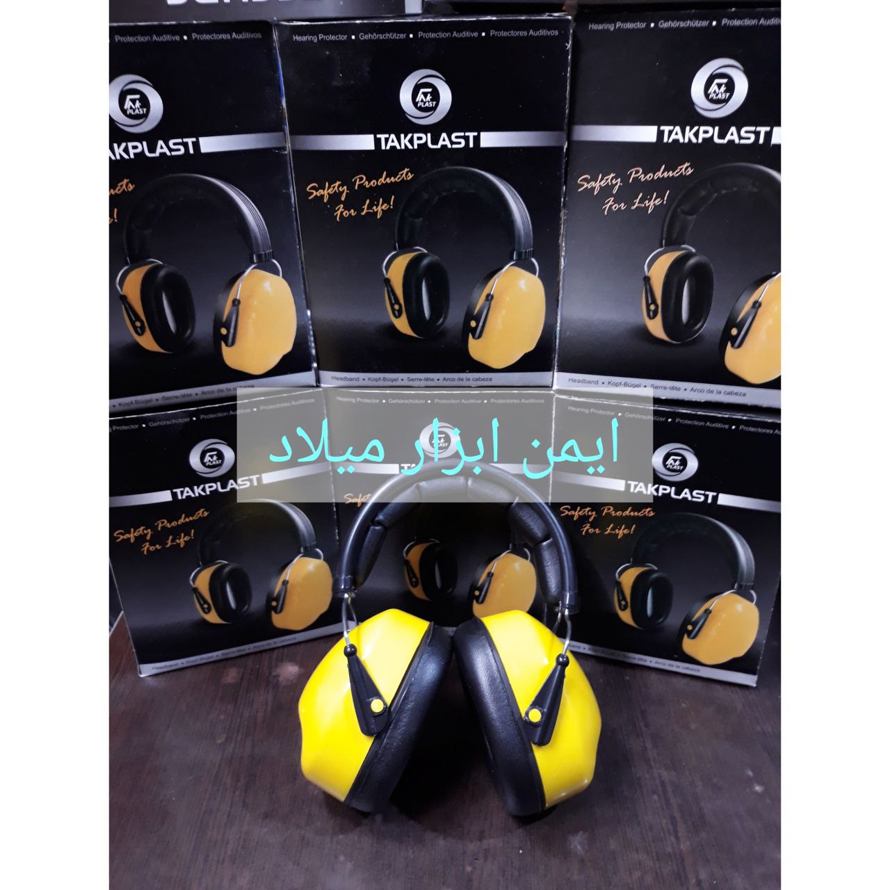 گوشی صداگیر تک پلاستکارتن ۴۵ عددی