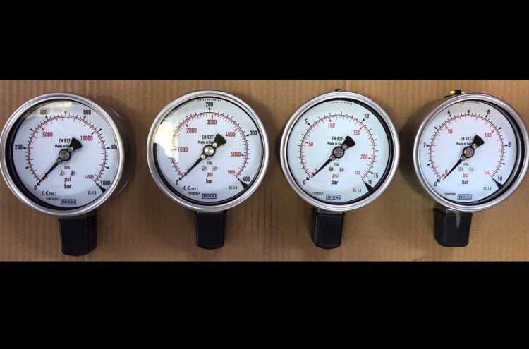 گیج صفحه ۱۰ سانت تمام استیل