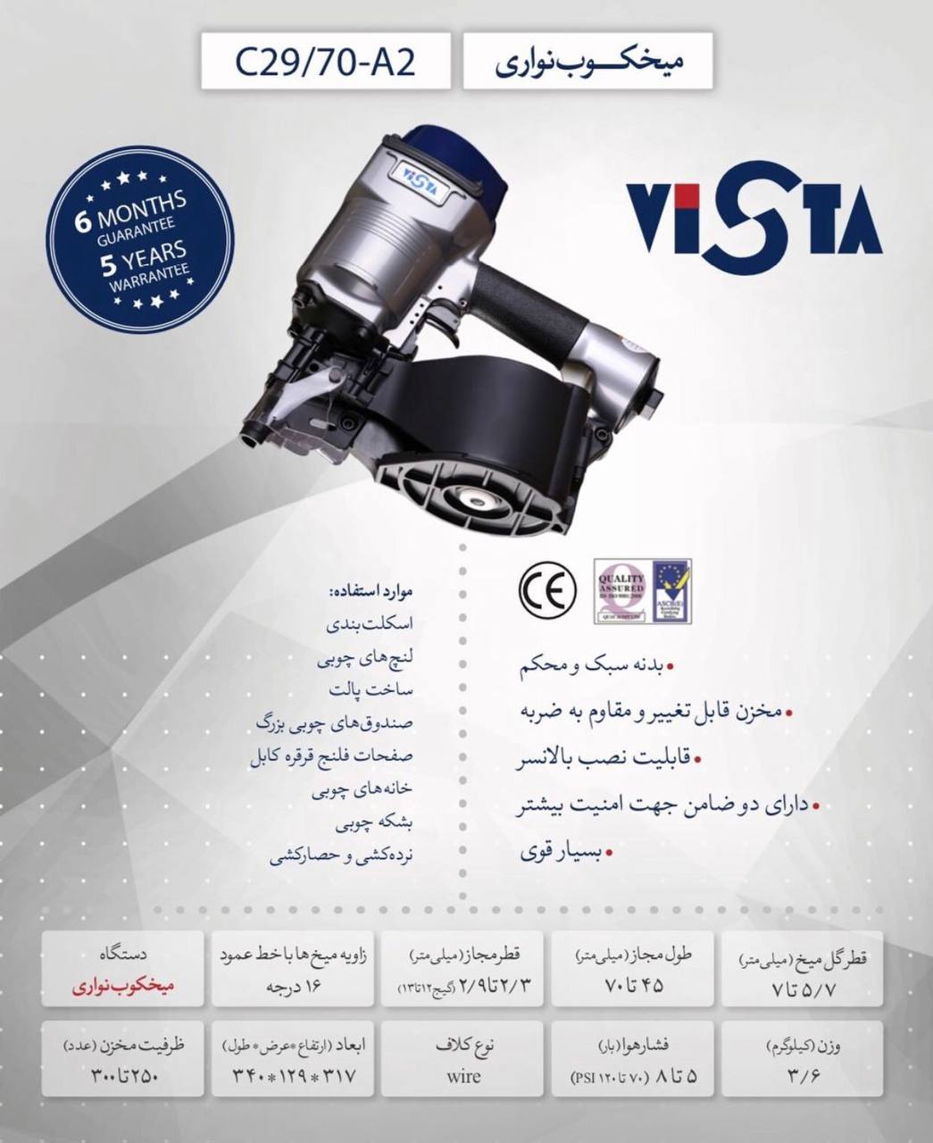 عرضه كننده انحصارى انواع ميخكوب و م