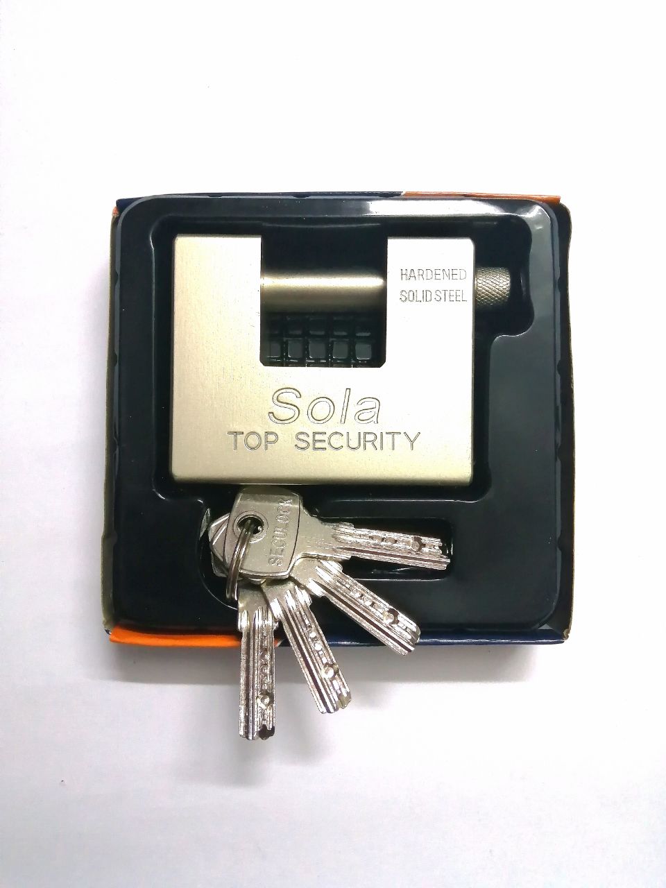 قفل کتابی 84 فولادی solaجنس عالی