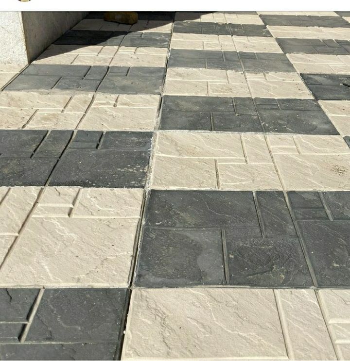 اجرای کار شده ی سنگ مصنوعی پلیمری ط