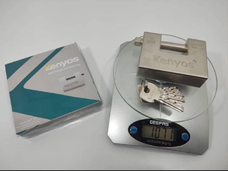 قفل کتابی۹۴فولادی کنیوسبا وزن سنگی