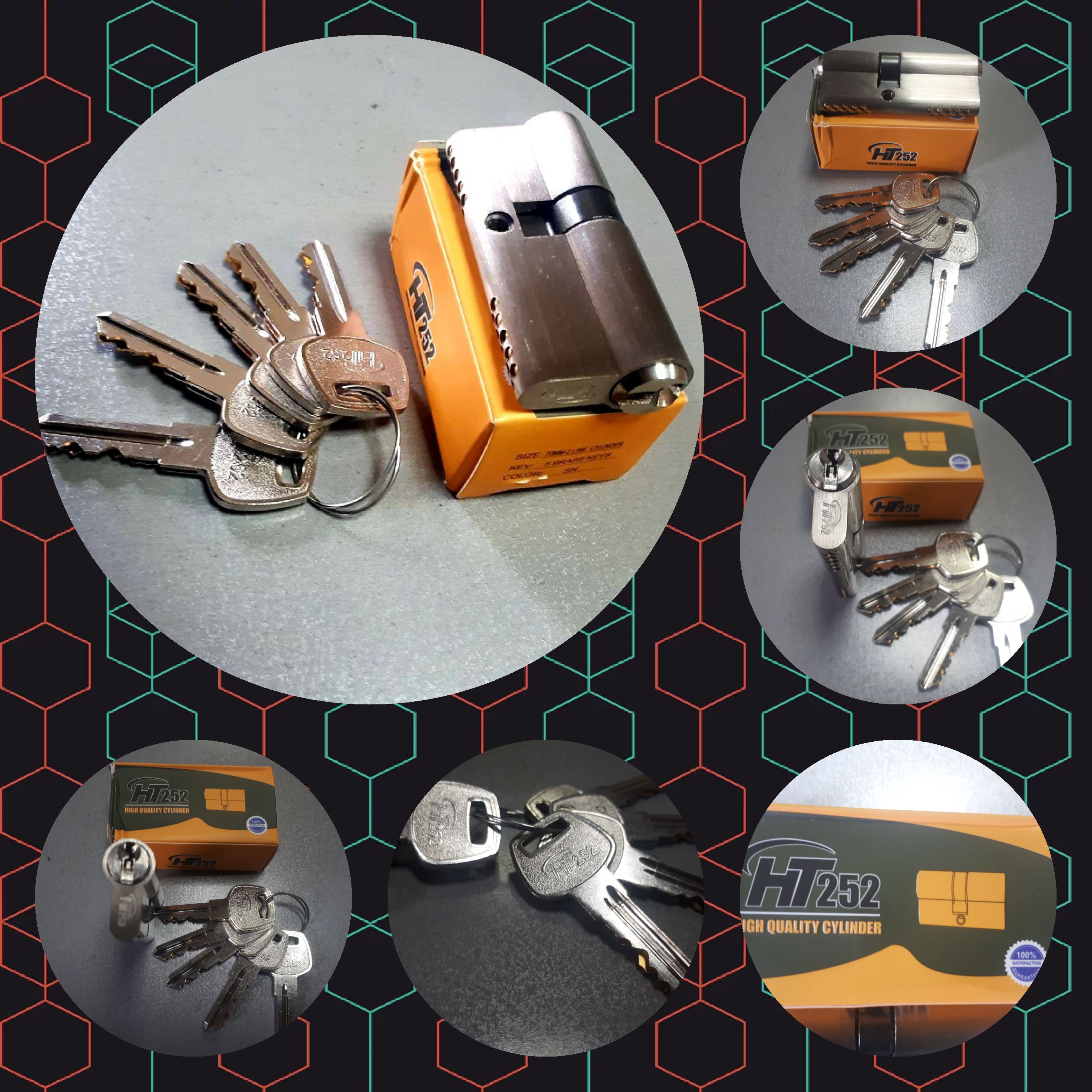 سیلندر دو شیار HT252برنجی