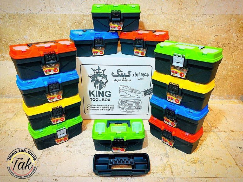 جعبه ابزار پلاستيكي نشكن ١٤ اينچجن