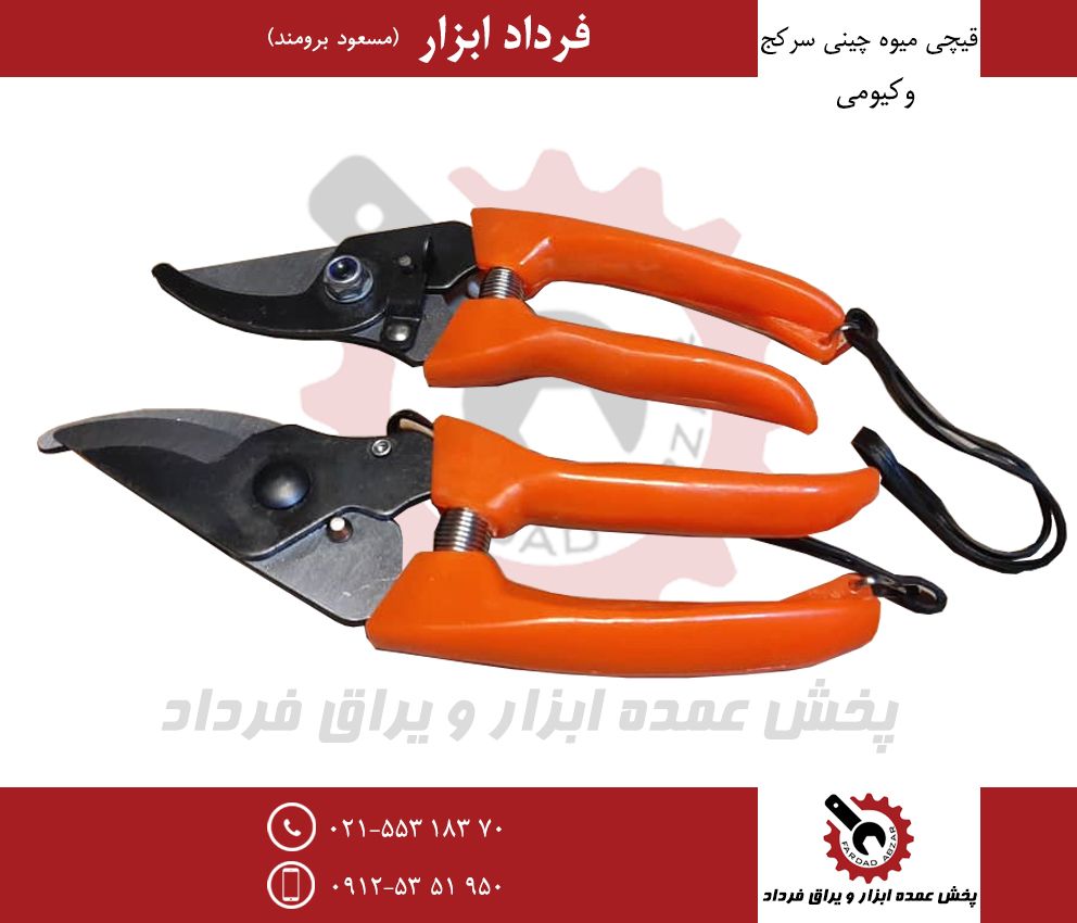 قیچی میوه وکیومی سرکججنس درجه یک و